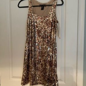 NWT INC sequin mini dress
